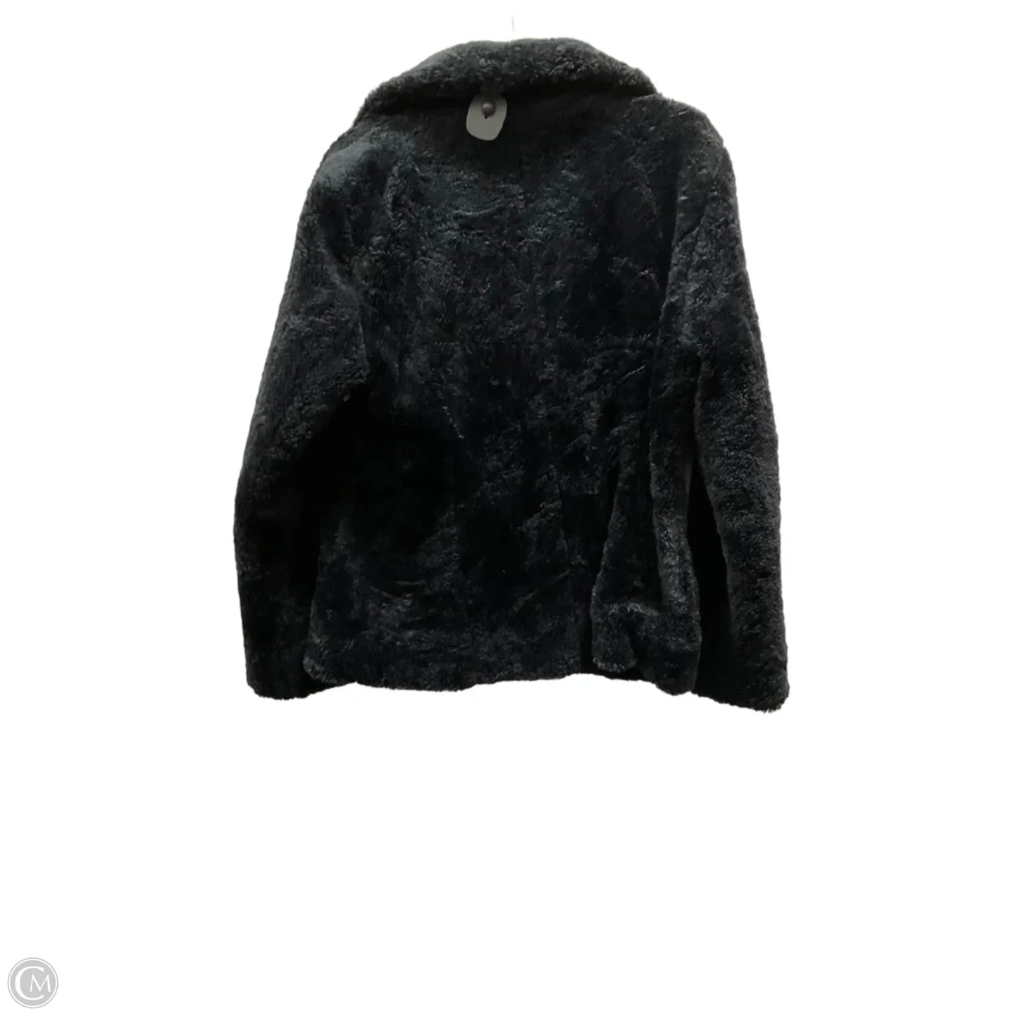 Coat Faux Fur & Sherpa By Braetan In Black, Size: L