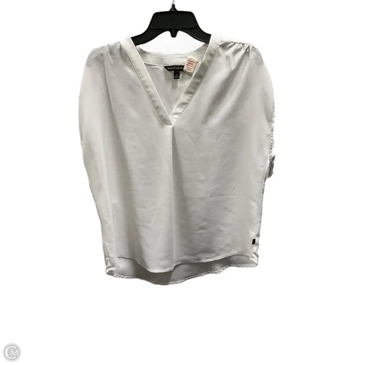 Top Sleeveless Basic By Banana Republic In White, Size: M
