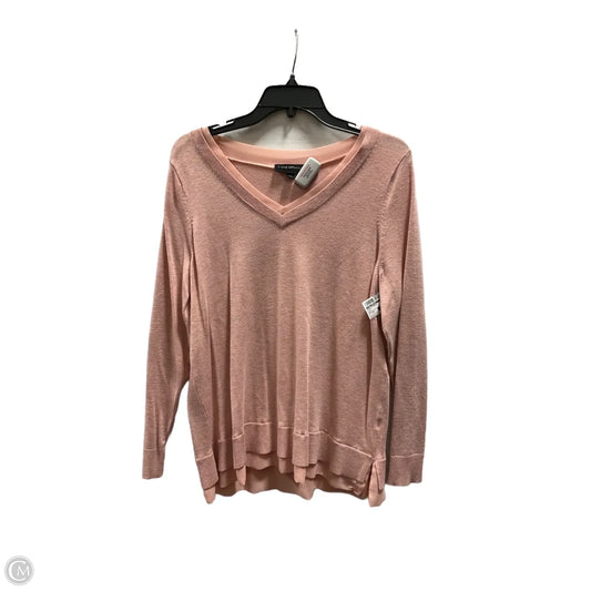 Top Long Sleeve Basic By Lane Bryant In Pink, Size: 14