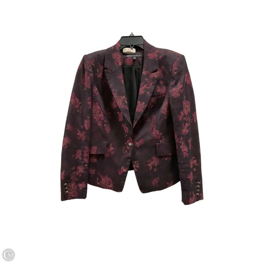 Blazer By White House Black Market In Floral Print, Size: 6