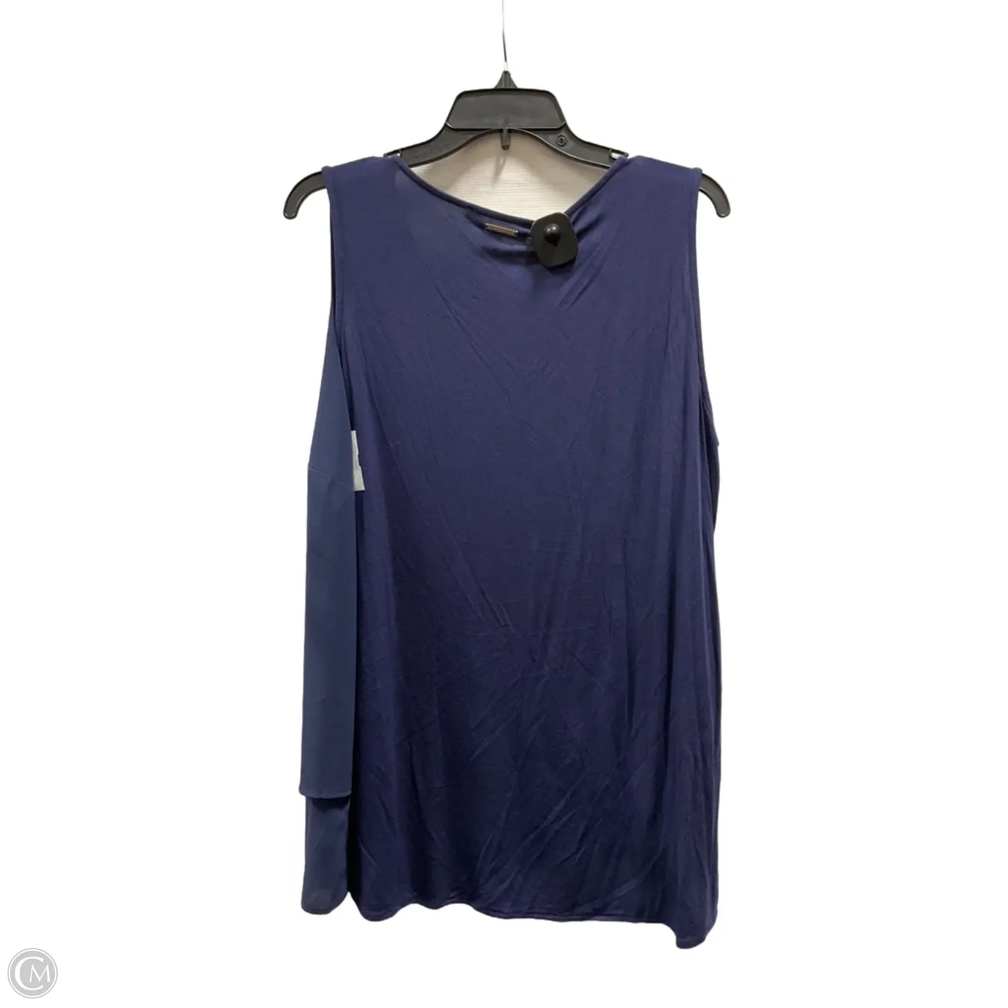 Top Sleeveless Basic By Michael By Michael Kors In Navy, Size: 1x