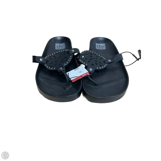 Sandals Flats By Dolce Vita In Black, Size: 10