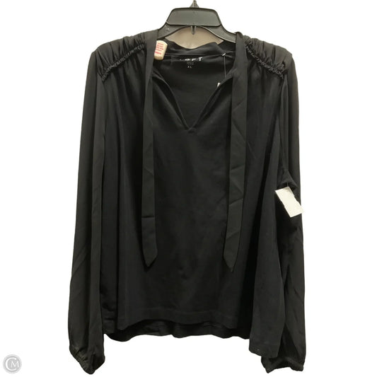 Top Long Sleeve By Loft In Black, Size: Xl