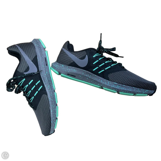 Shoes Athletic By Nike In Green & Grey, Size: 10