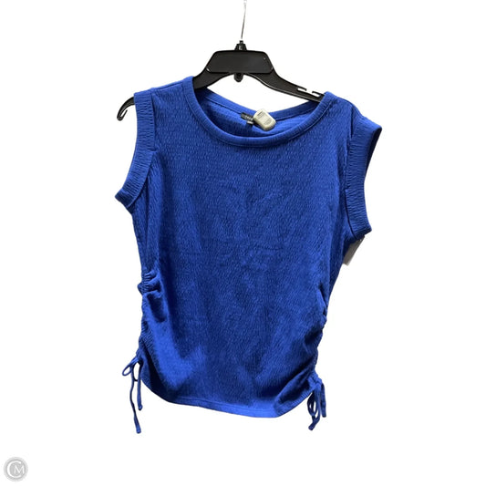 Top Sleeveless Basic By Talbots In Blue, Size: Xs