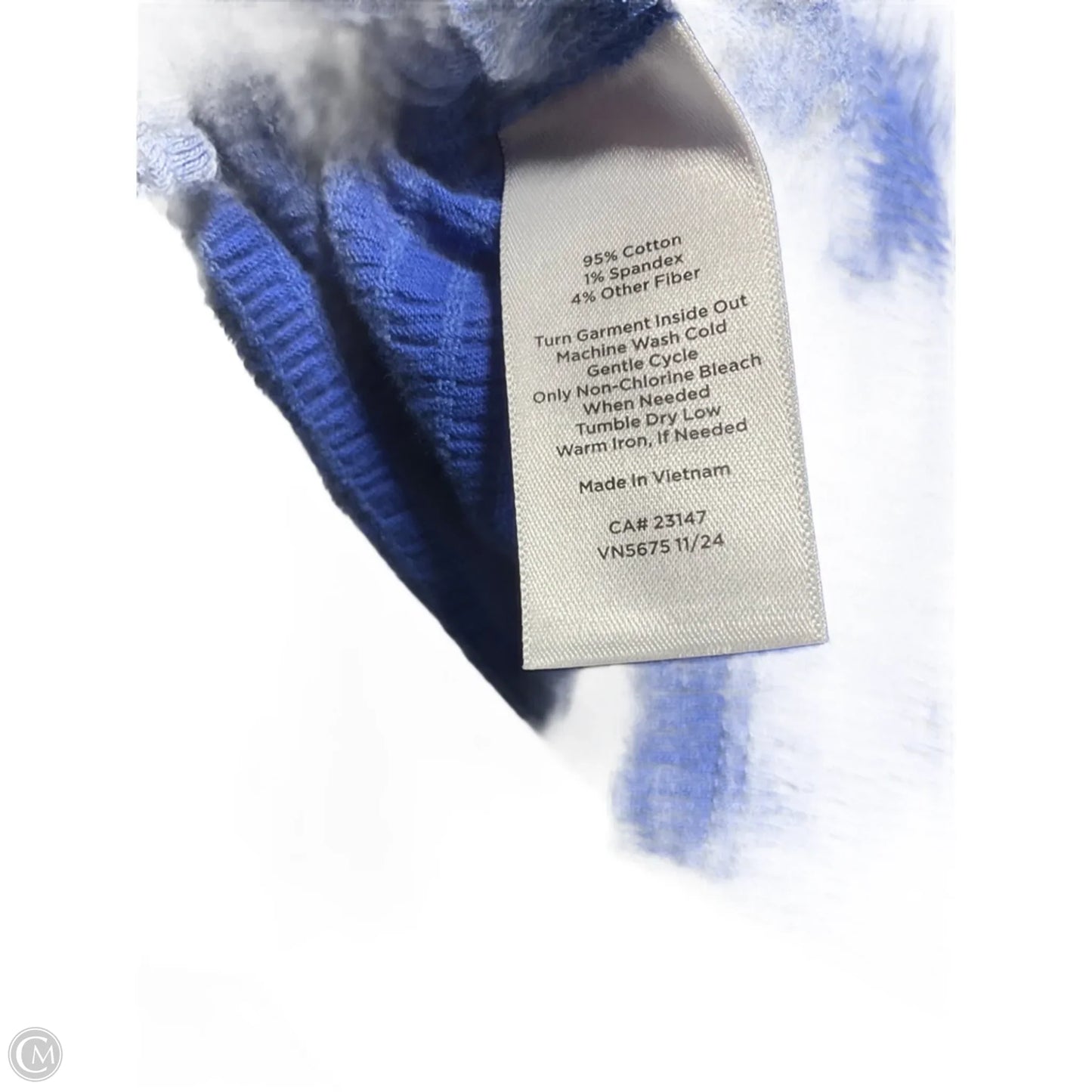 Top Sleeveless Basic By Talbots In Blue, Size: Xs