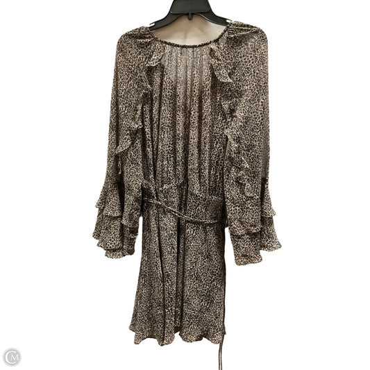 Dress Casual Short By White House Black Market In Animal Print, Size: 14