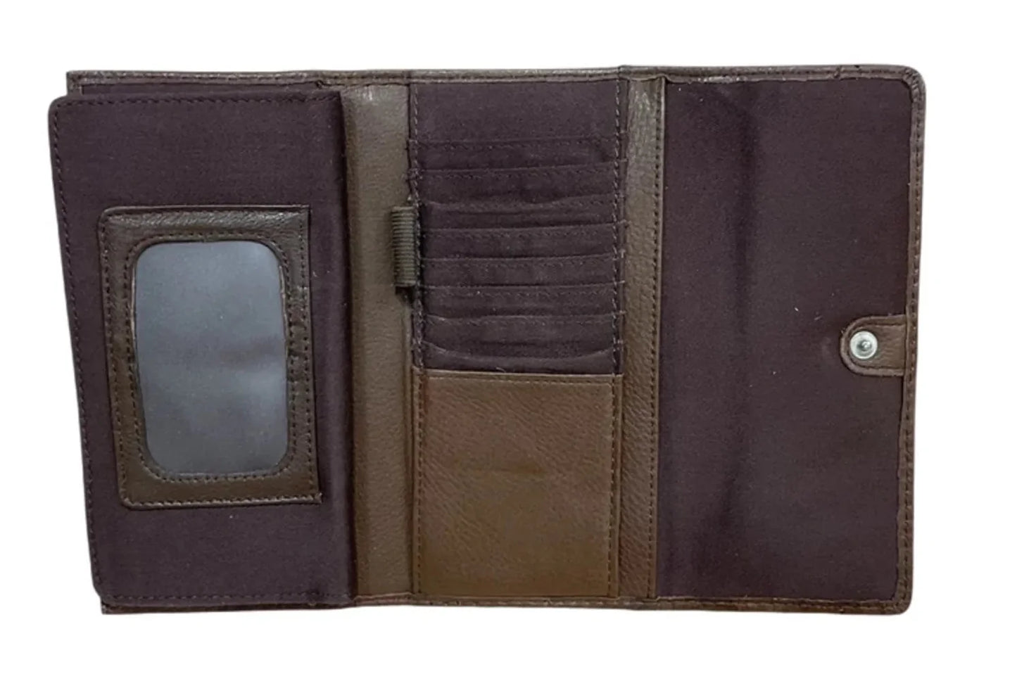 Wallet Leather By Fossil, Size: Small