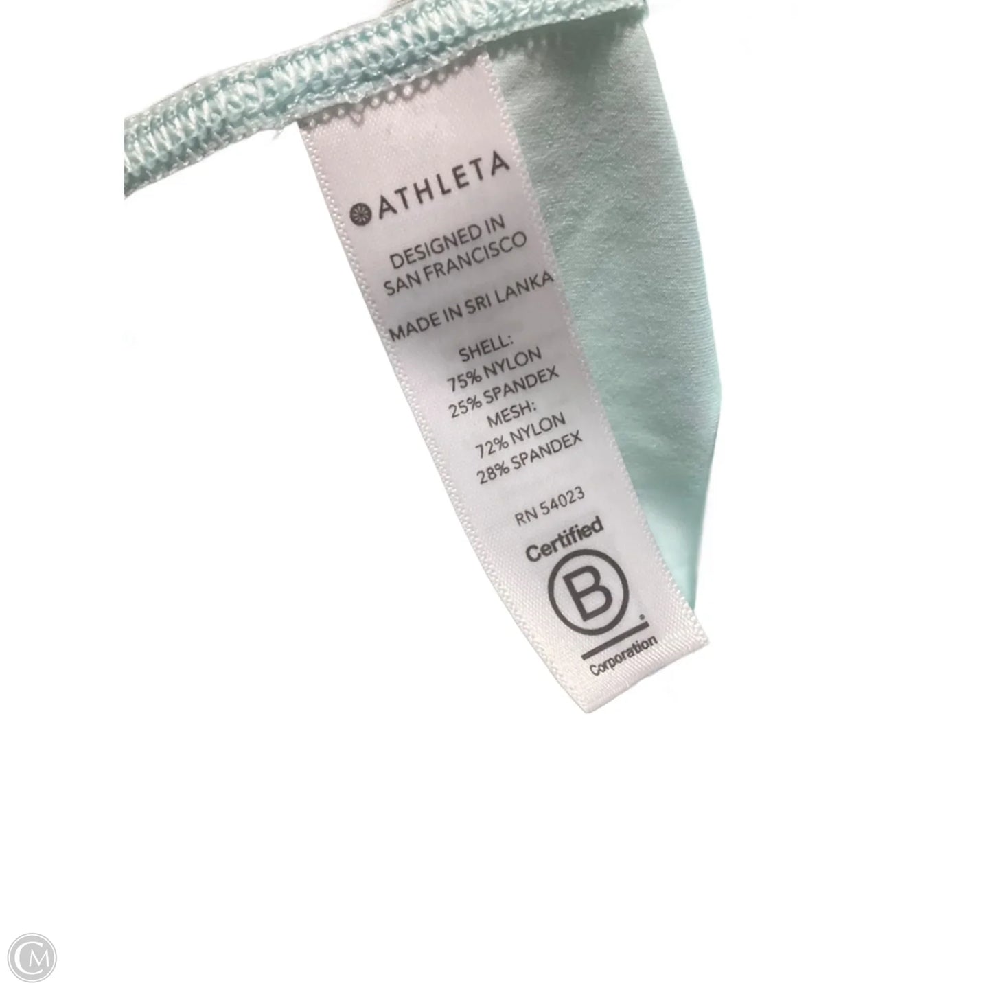 Athletic Tank Top By Athleta In Aqua, Size: S