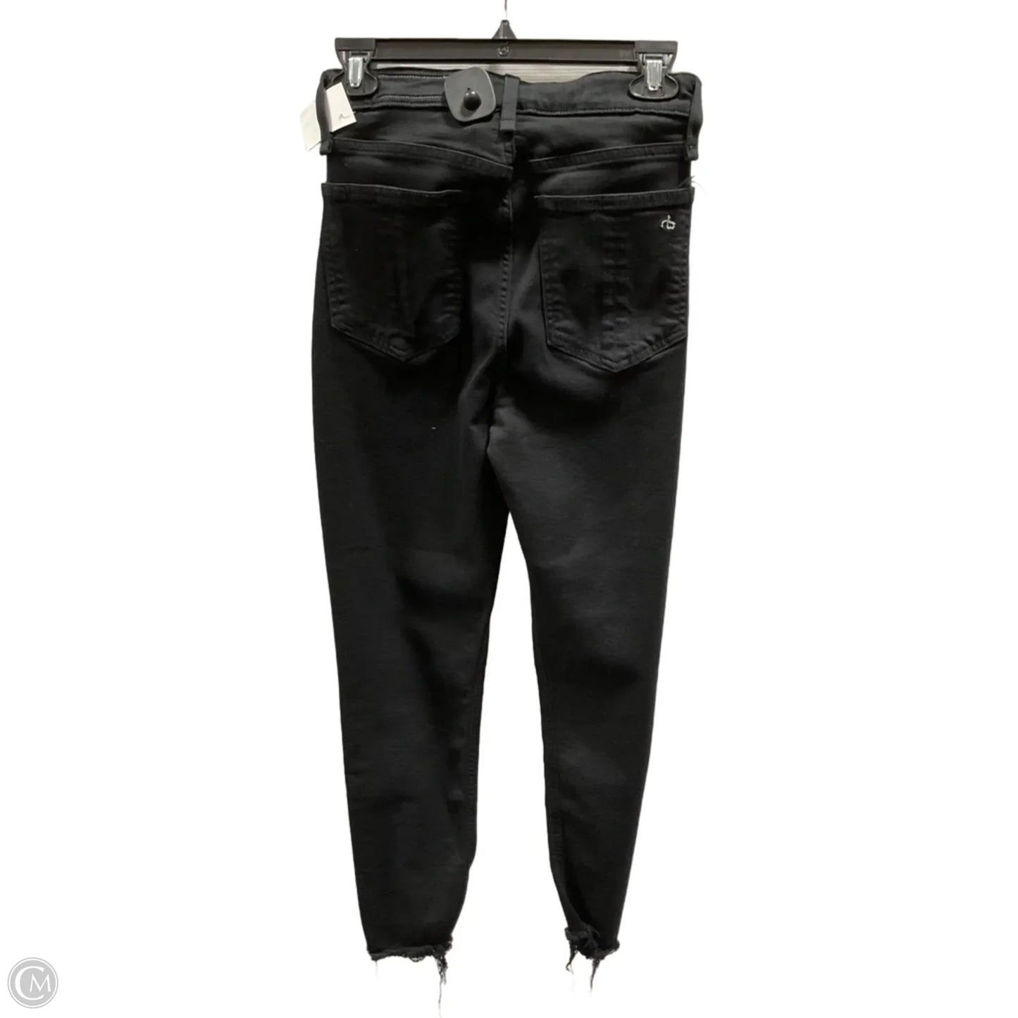 Jeans Straight By Rag And Bone In Black, Size: 2