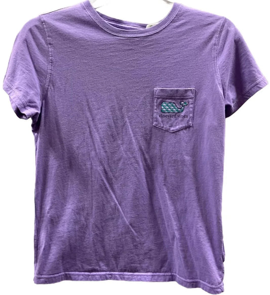 Top Short Sleeve By Vineyard Vines In Purple, Size: S