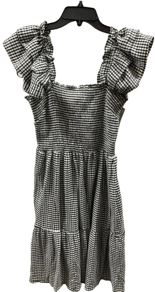 Dress Casual Short By Grace Karin In Black & White, Size: L