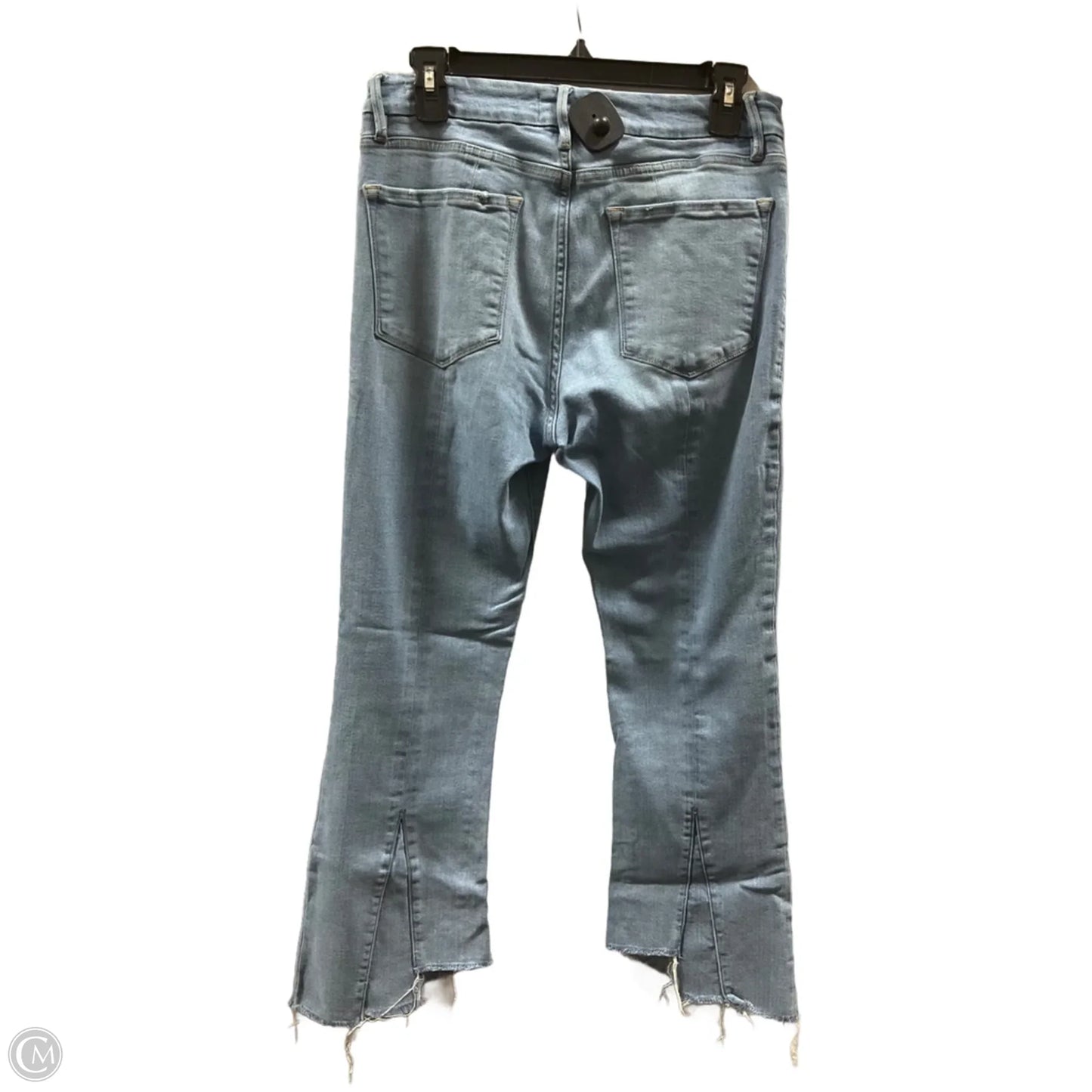 Jeans Straight By Frame In Blue Denim, Size: 6