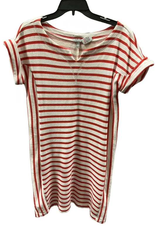 Dress Casual Short By Talbots In Red & White, Size: M