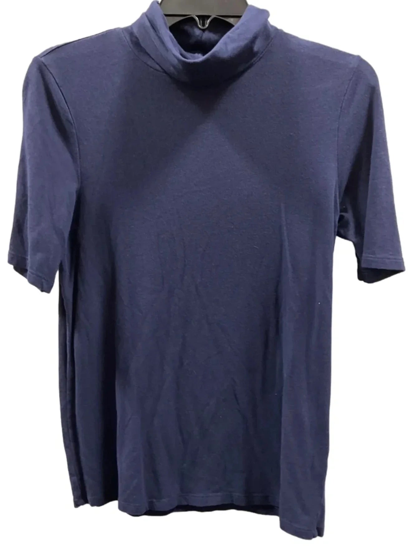 Top Short Sleeve Basic By Banana Republic In Navy, Size: M