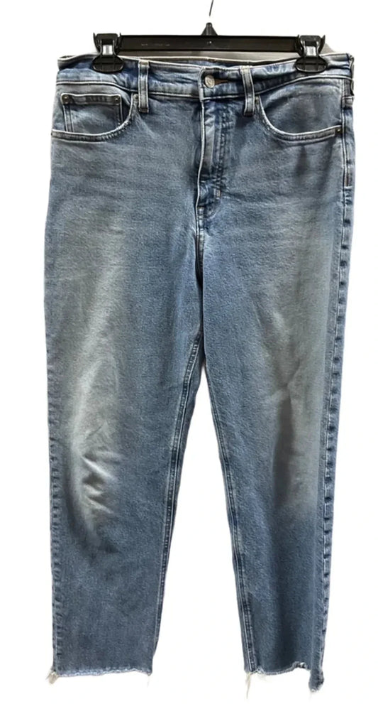 Jeans Straight By J. Crew In Blue Denim, Size: 6