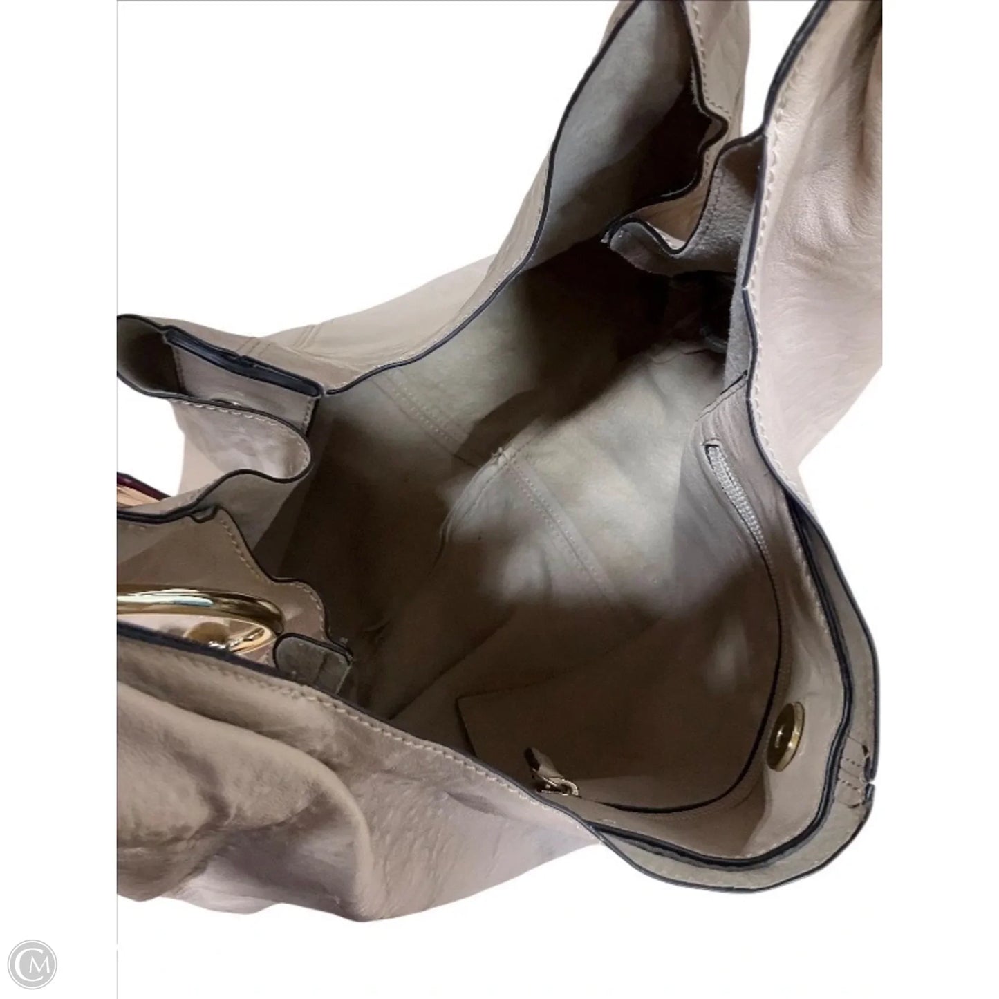 Handbag Leather By Vince Camuto, Size: Large