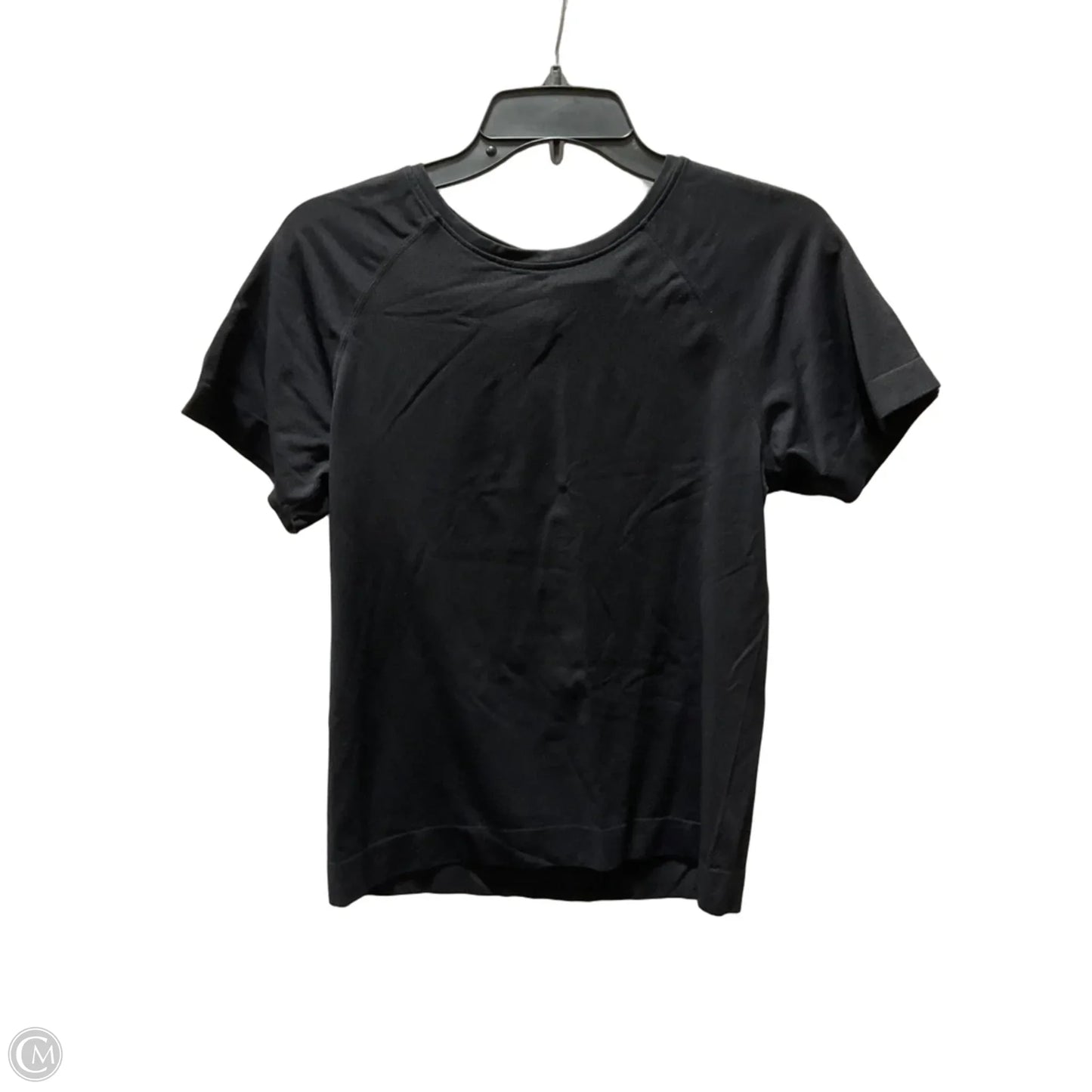 Athletic Top Short Sleeve By Mondetta In Black, Size: L