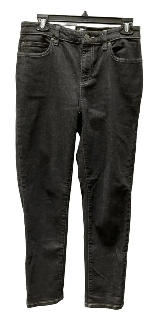 Jeans Skinny By Eileen Fisher In Black, Size: 4