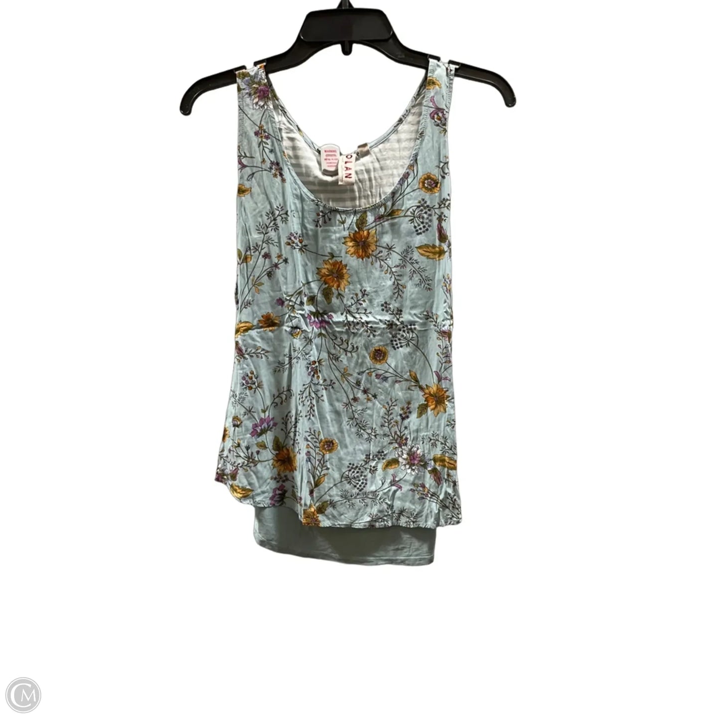 Top Sleeveless By Dolan Left Coast In Floral Print, Size: M