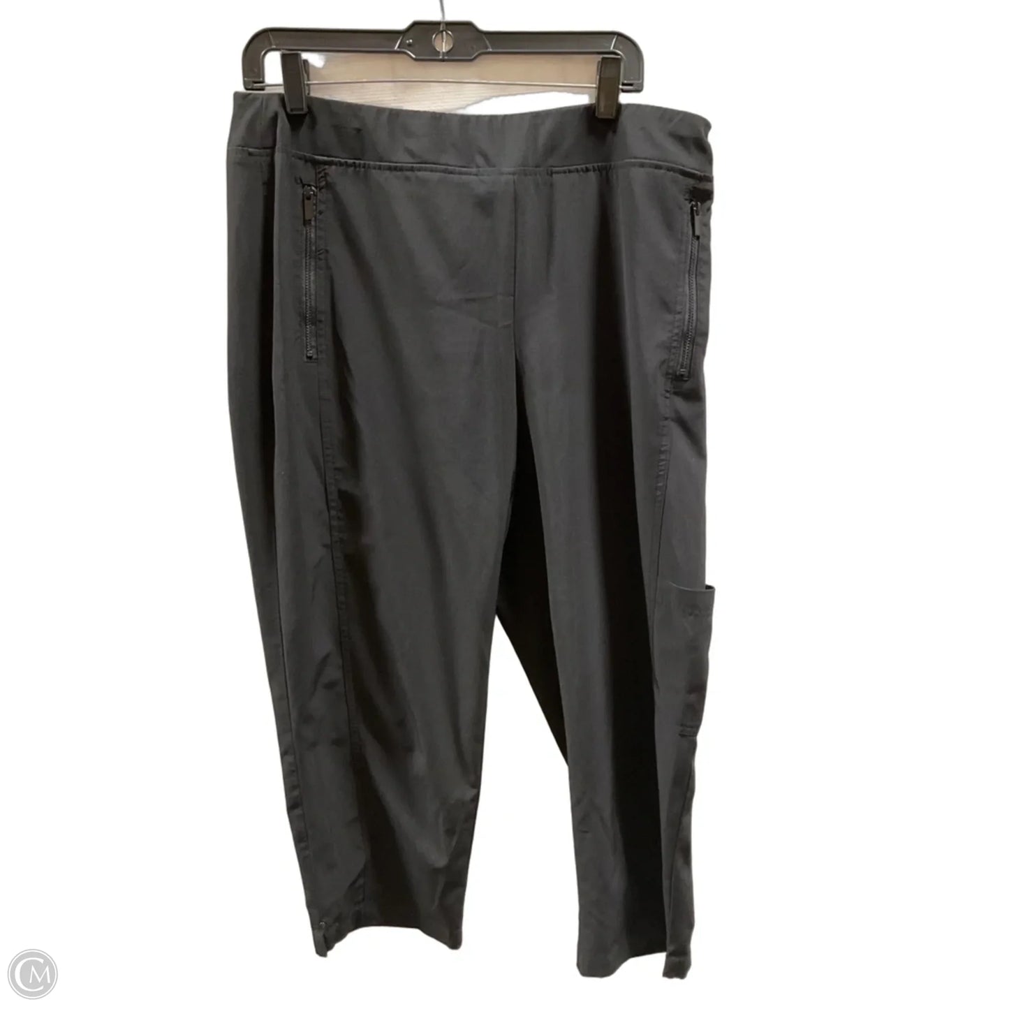 Athletic Pants By Chicos In Black, Size: L