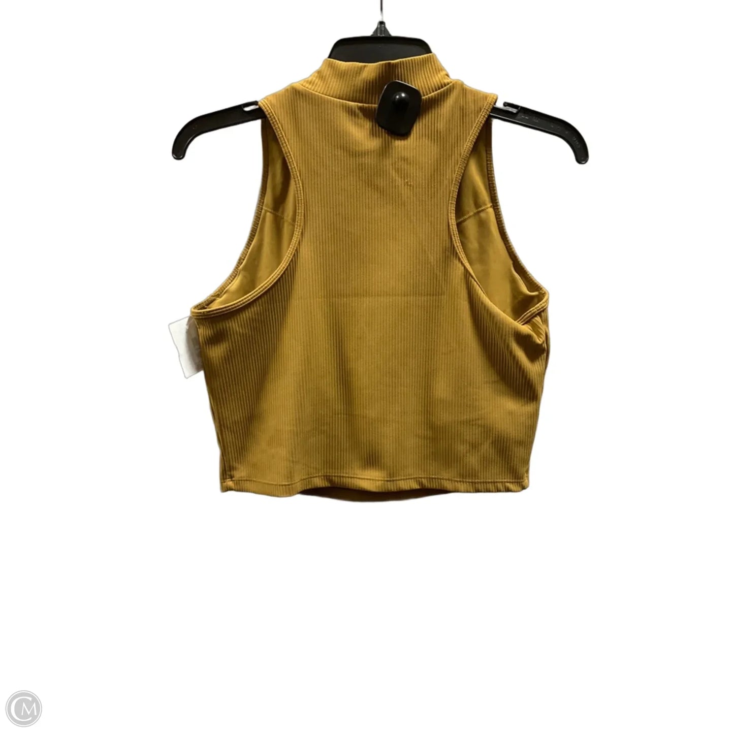 Athletic Tank Top By Mta Pro In Yellow, Size: L