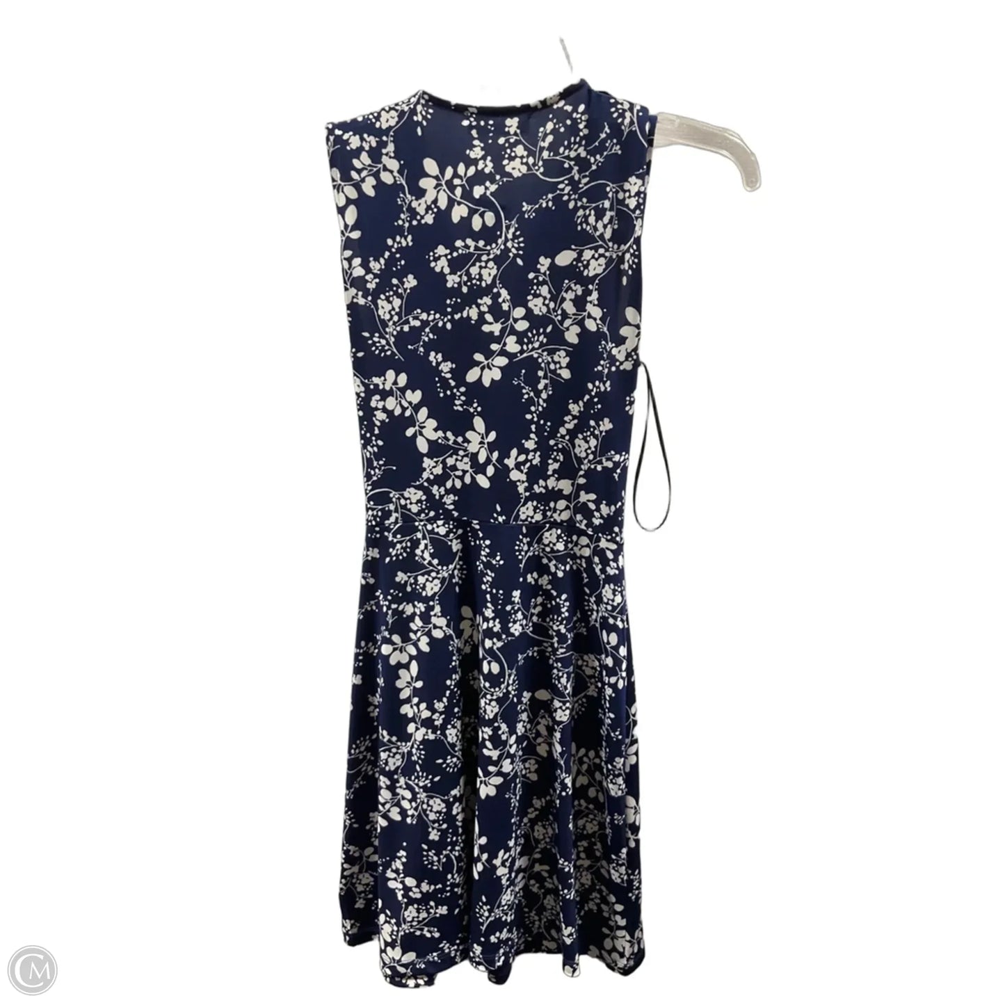 Dress Casual Short By Kaileigh In Blue & White, Size: Sp