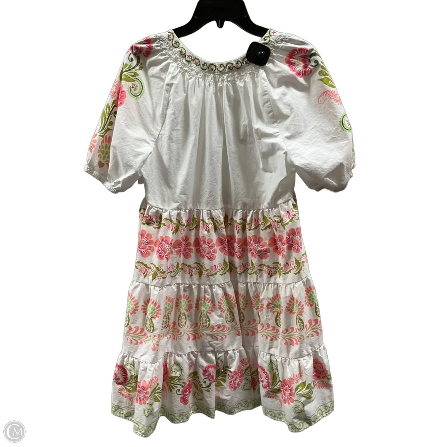 Dress Casual Short By Crown And Ivy In Pink & White, Size: S