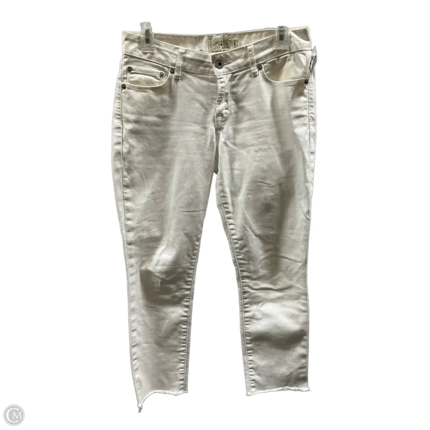 Jeans Cropped By Lucky Brand In Animal Print, Size: 2