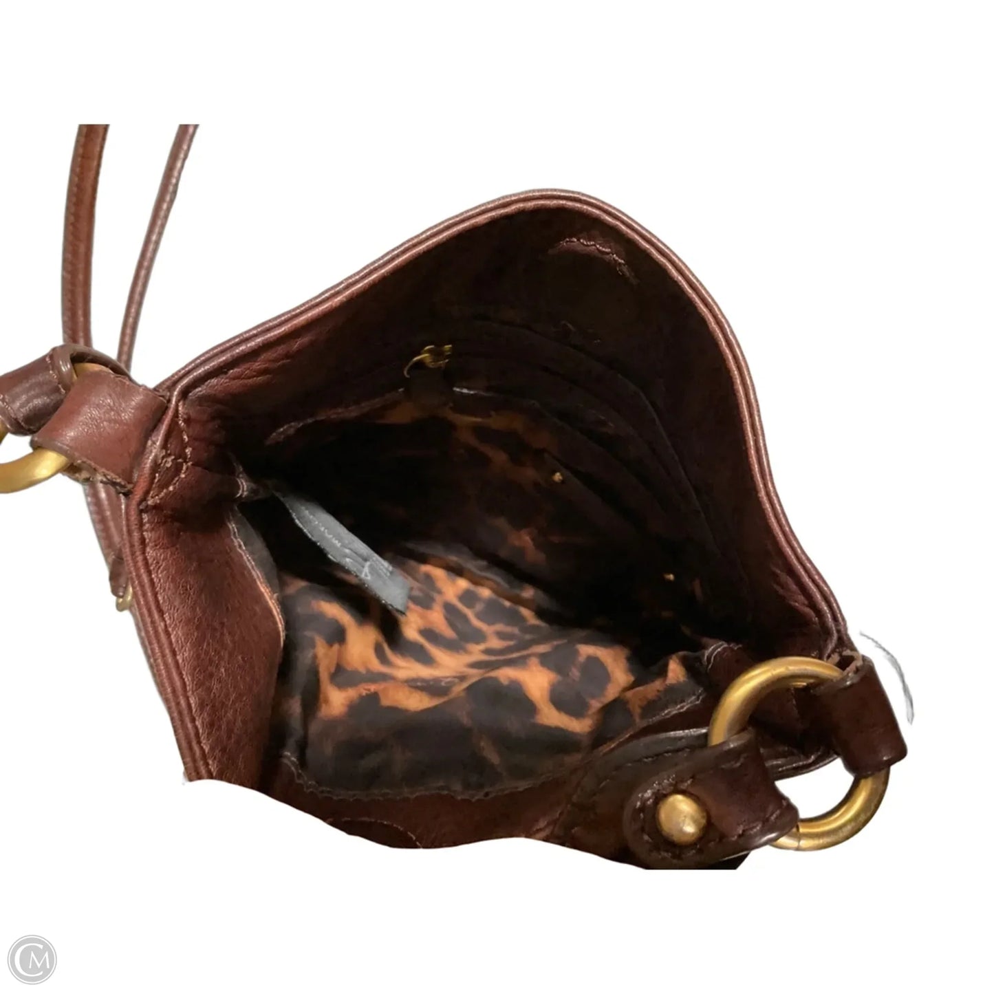 Handbag Leather By B. Makowsky, Size: Medium