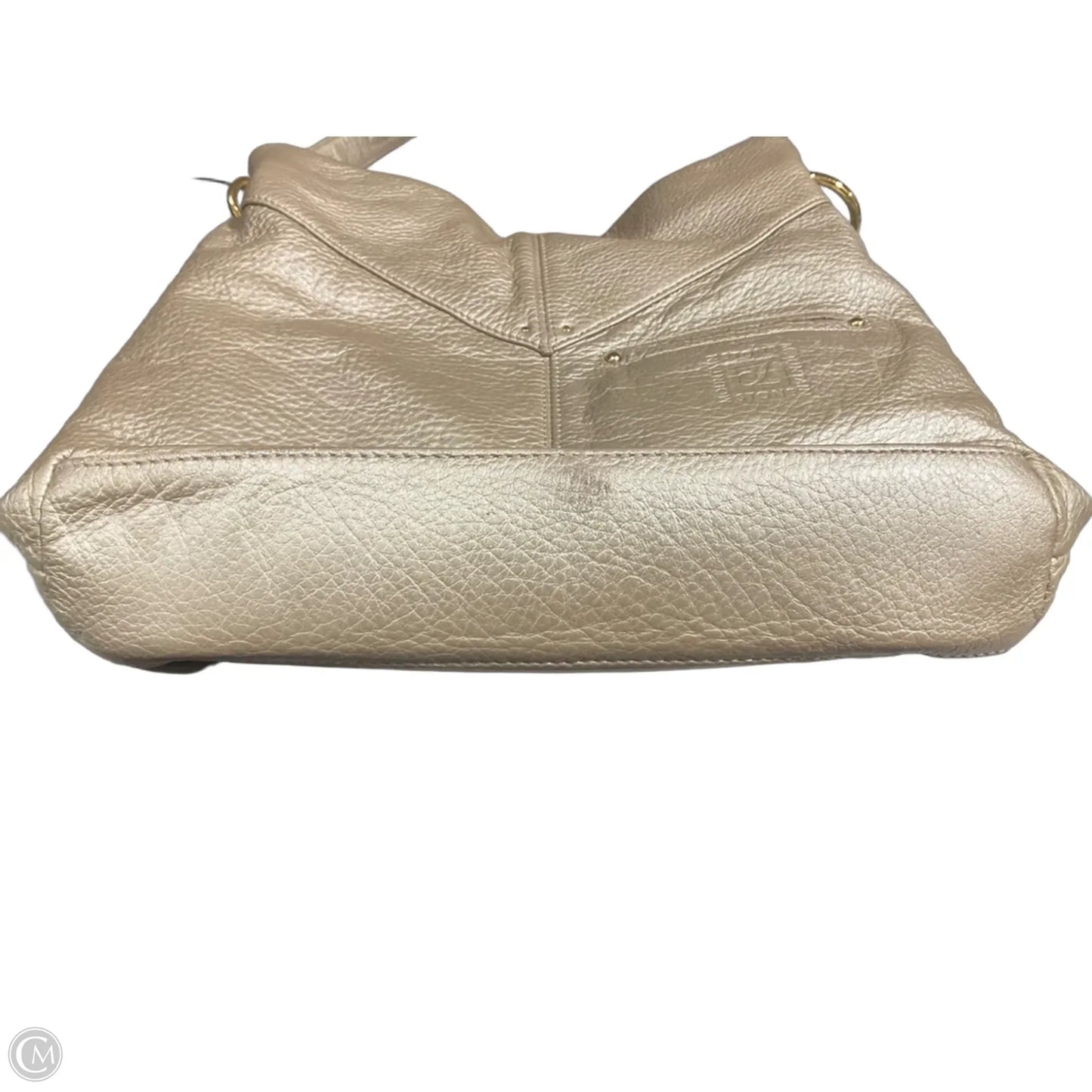 Handbag Leather By Stone Mountain, Size: Medium