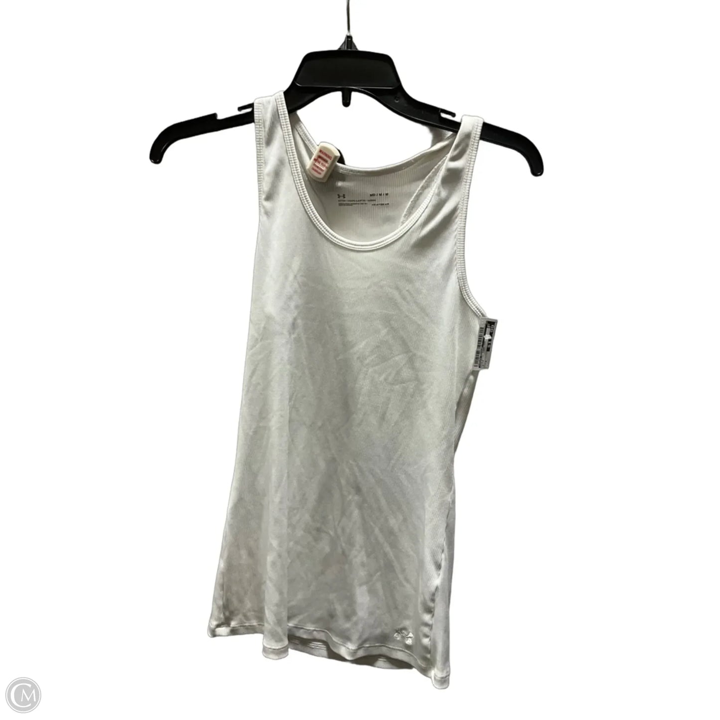 Athletic Tank Top By Under Armour In White, Size: M