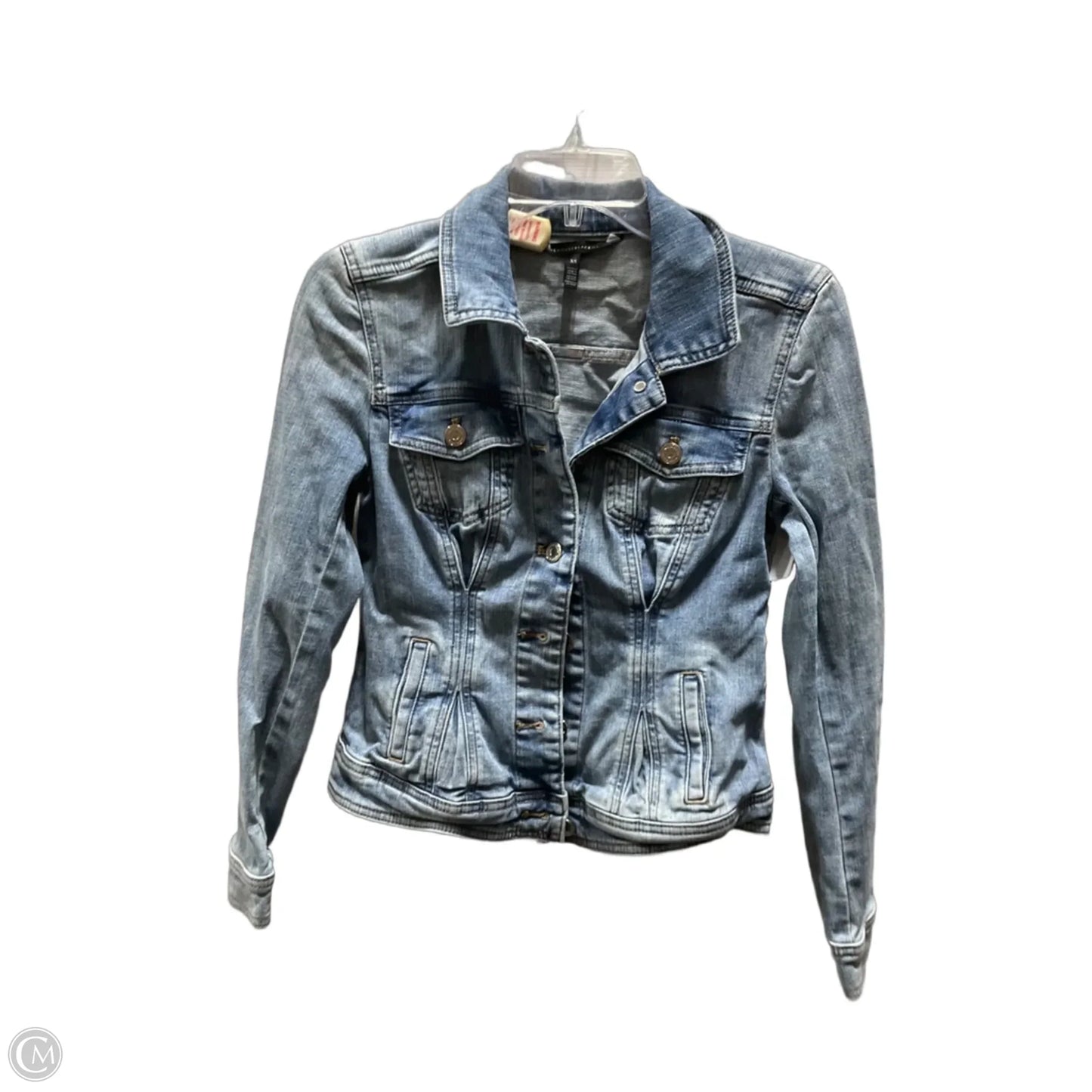 Jacket Denim By White House Black Market In Blue Denim, Size: Xs