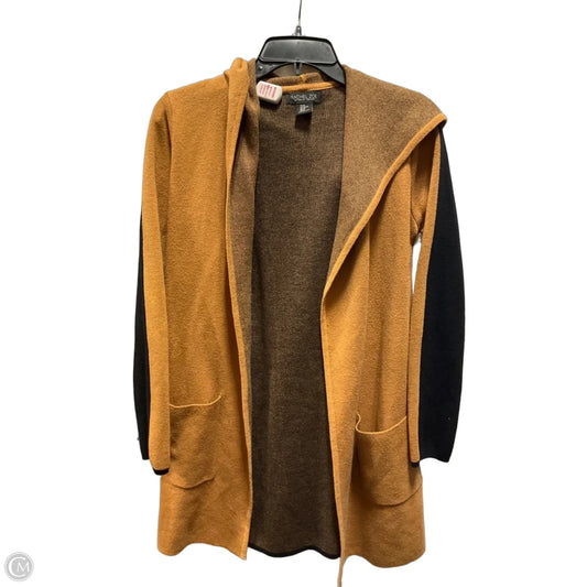 Sweater Cardigan By Rachel Zoe In Black & Tan, Size: Xs