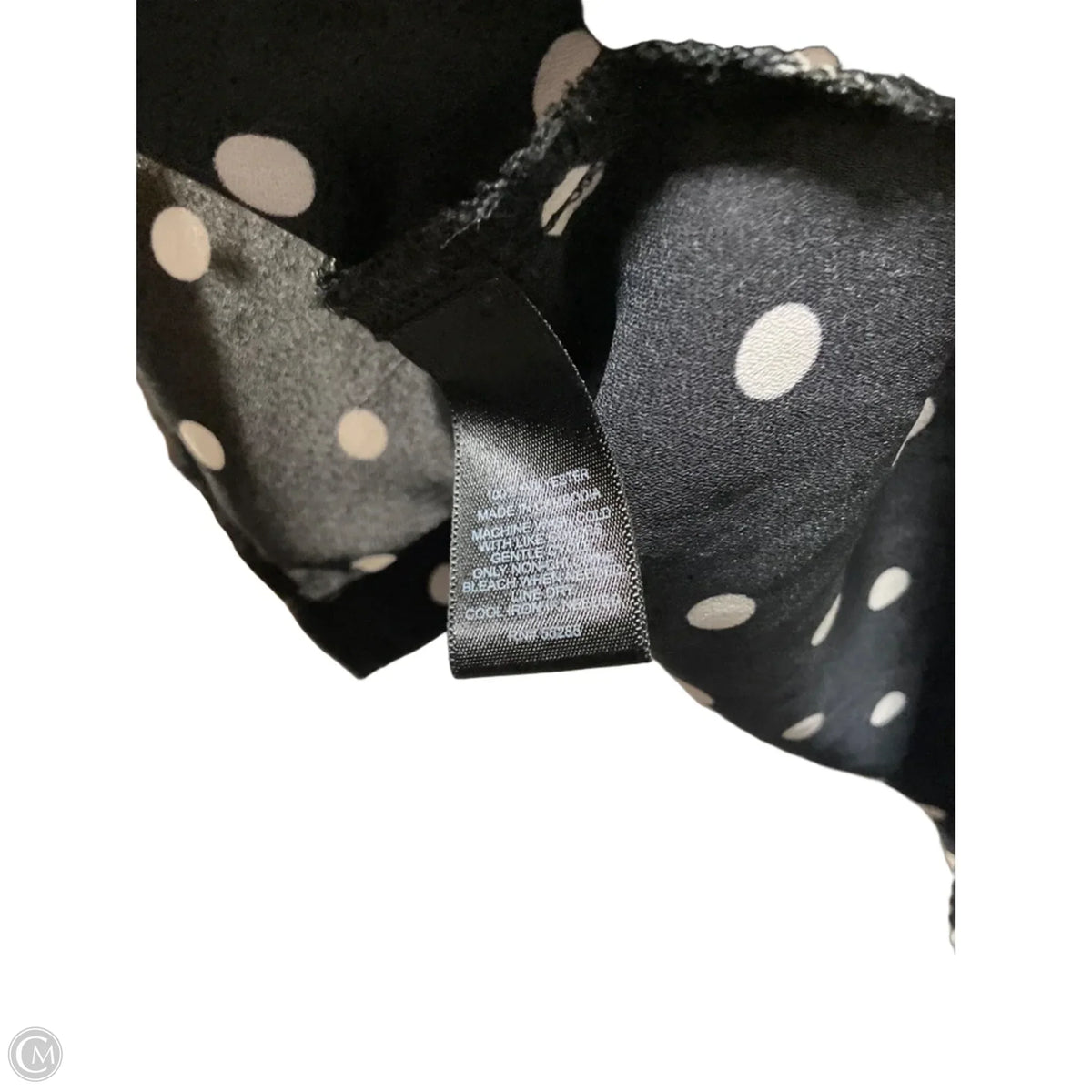 Blouse Long Sleeve By Express In Polkadot Pattern, Size: Sp