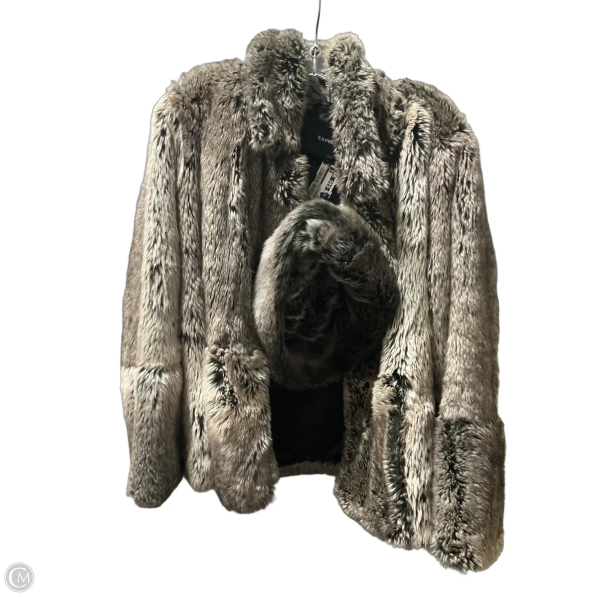 Coat Other By Bcbgmaxazria In Grey, Size: L