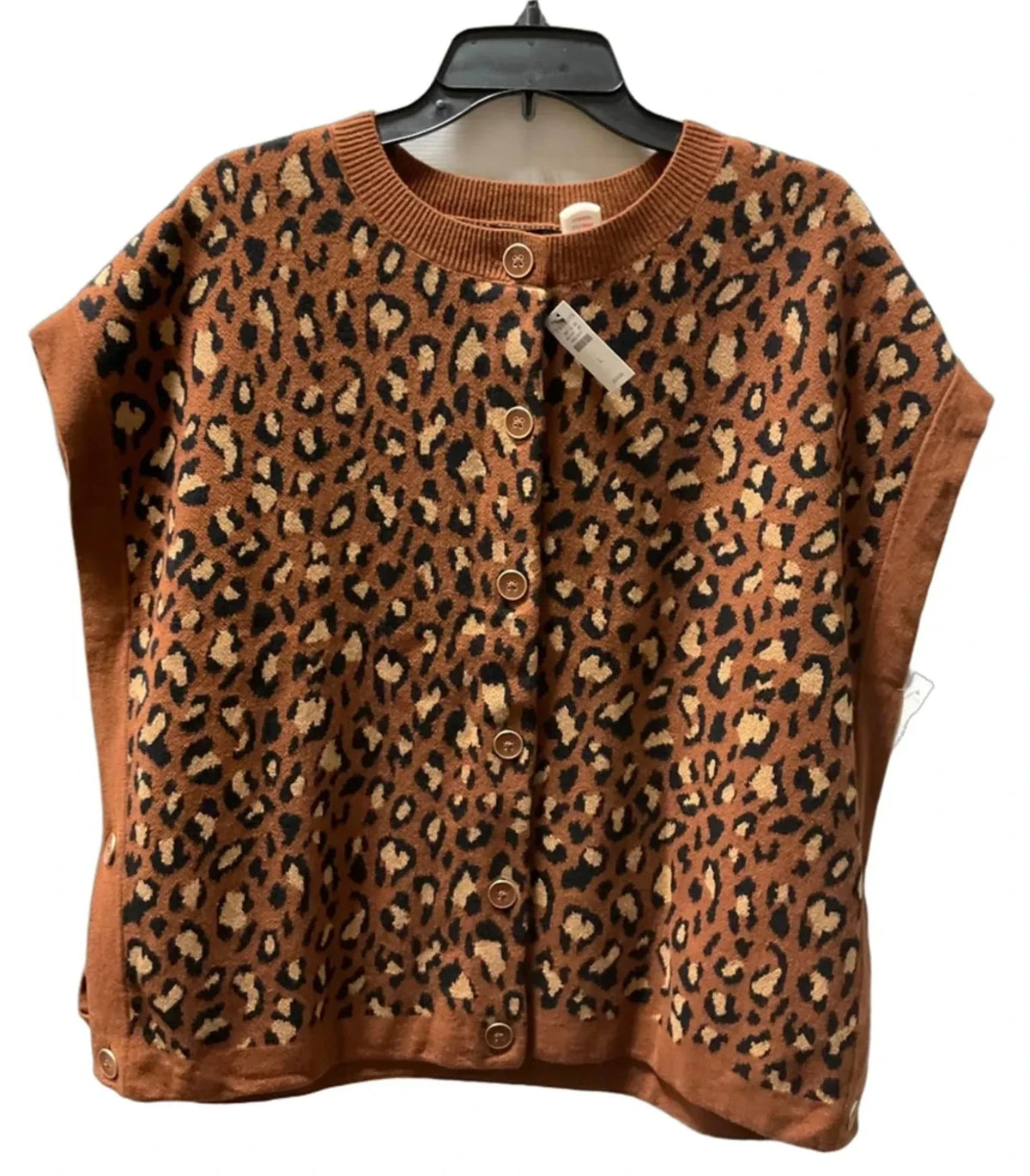 Sweater By Talbots In Animal Print, Size: L