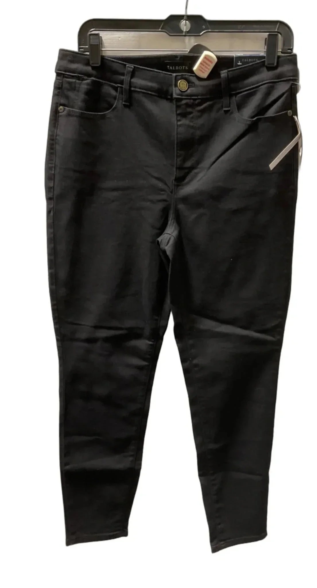 Jeans Straight By Talbots In Black, Size: 10p