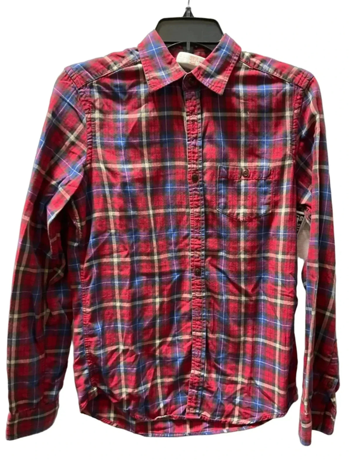 Blouse Long Sleeve By Gap In Red, Size: Xs