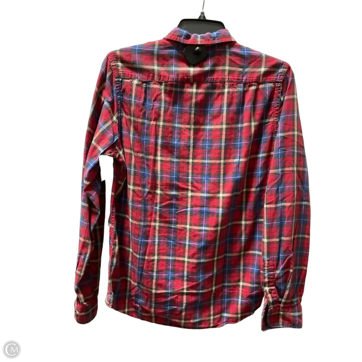 Blouse Long Sleeve By Gap In Red, Size: Xs