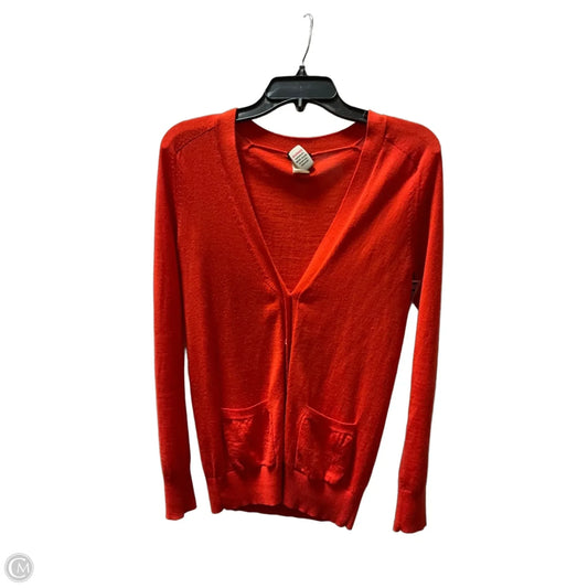 Cardigan By J. Crew In Orange, Size: Xs