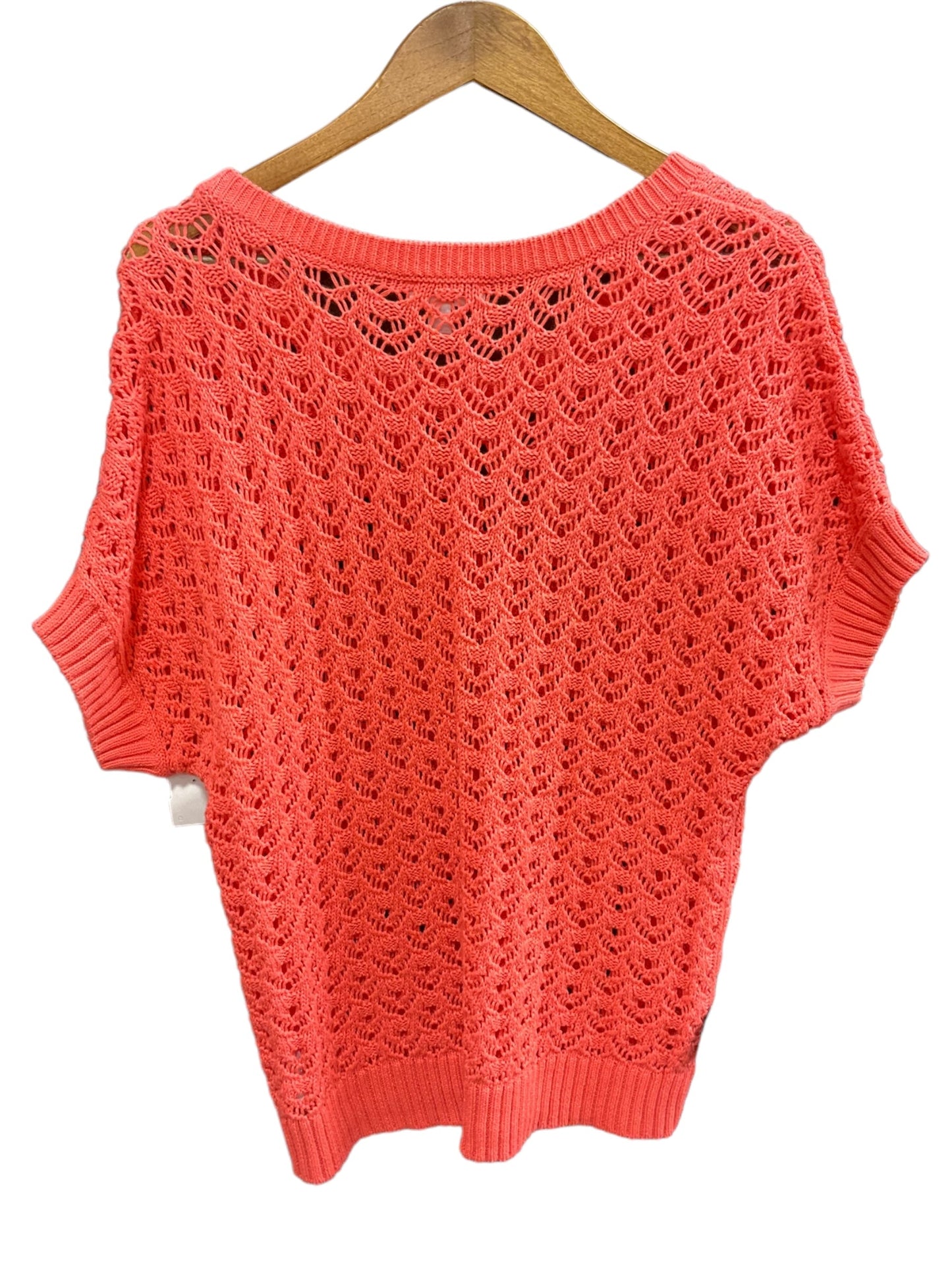 Coral Sweater Short Sleeve St Johns Bay O, Size L
