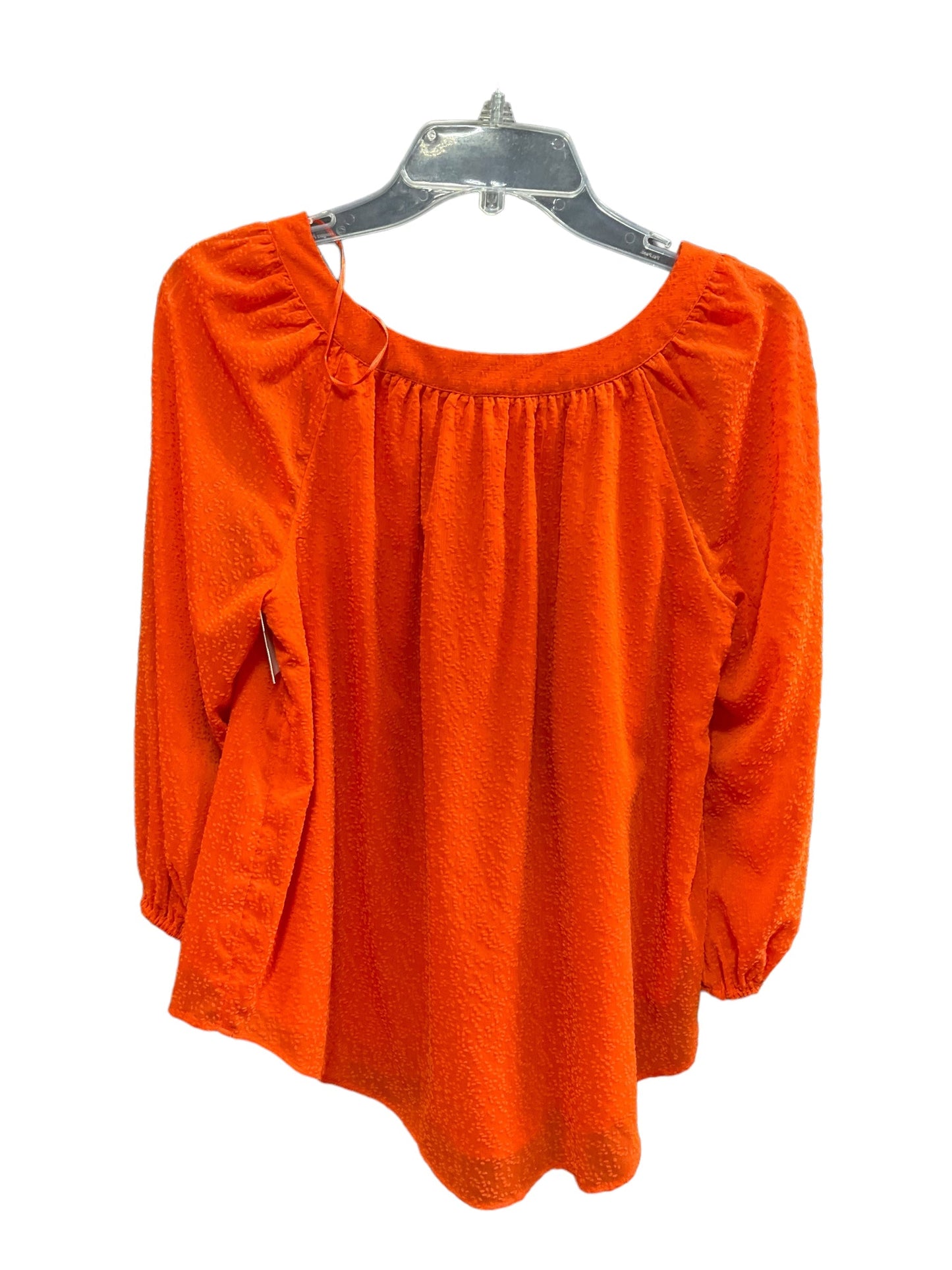 Orange Top Long Sleeve Lc Lauren Conrad, Size Xs