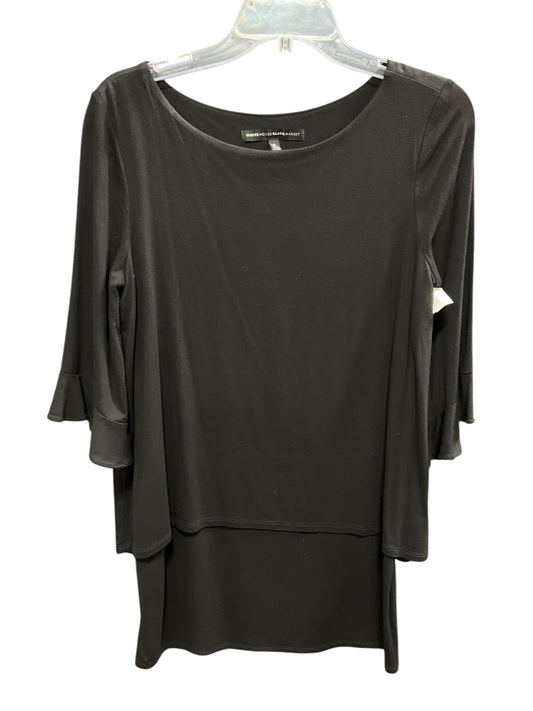 Top Long Sleeve By White House Black Market In Black, Size: M