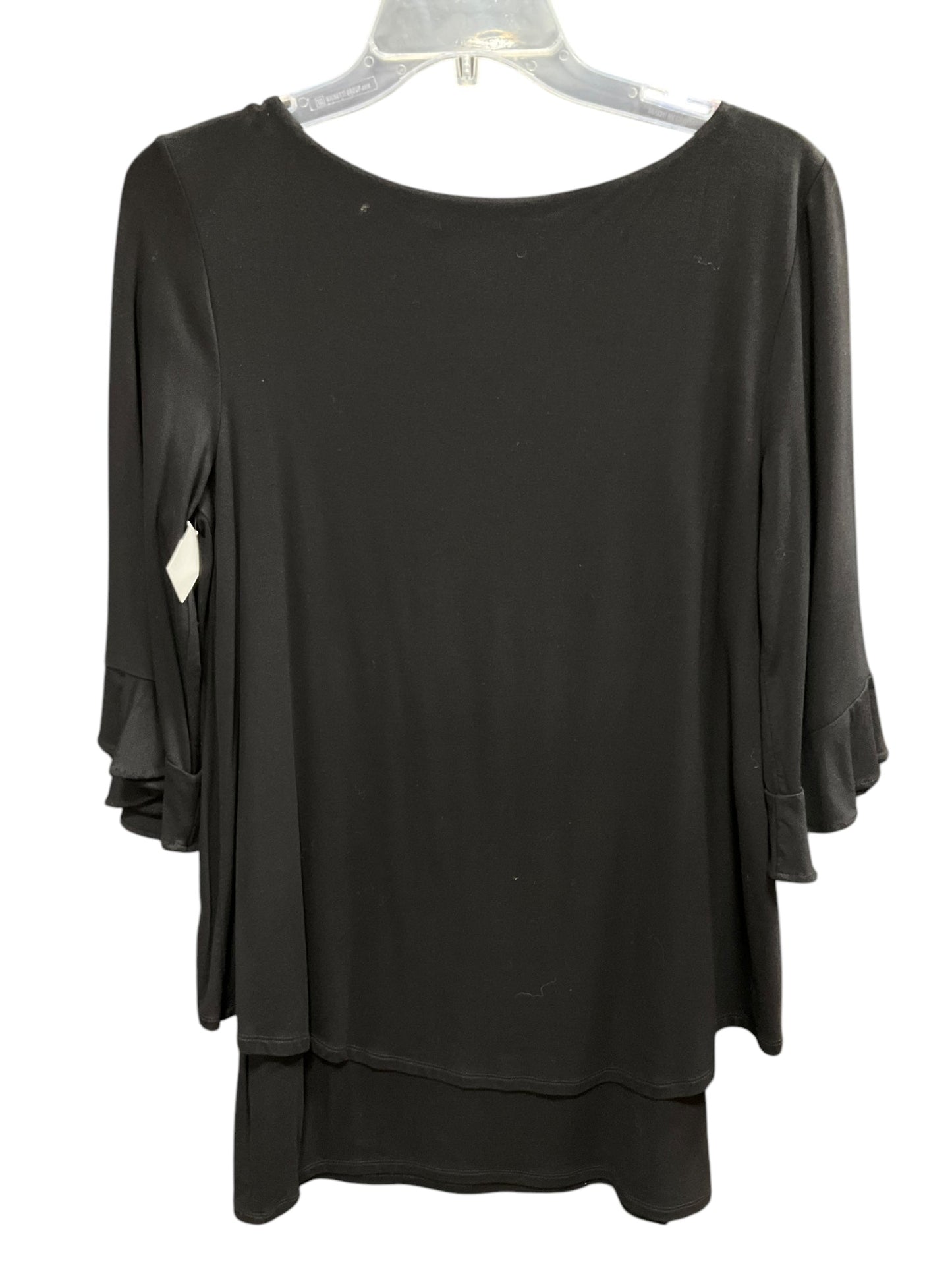 Top Long Sleeve By White House Black Market In Black, Size: M