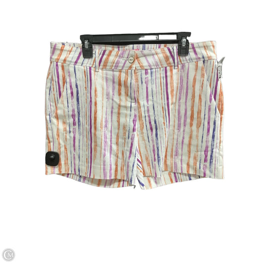 Shorts By Isaac Mizrahi Live Qvc In Purple, Size: L