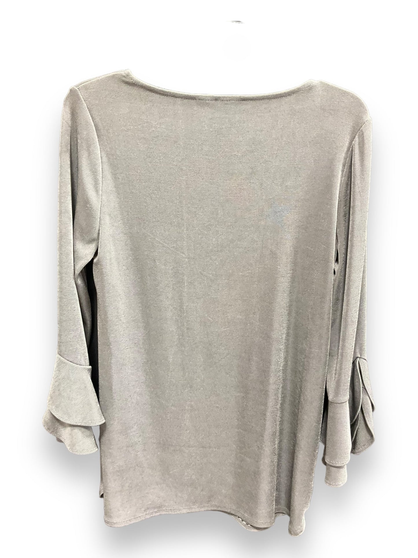 Silver Top Long Sleeve Chicos, Size 4