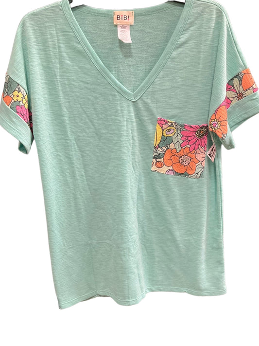 Green Top Short Sleeve Bibi, Size L