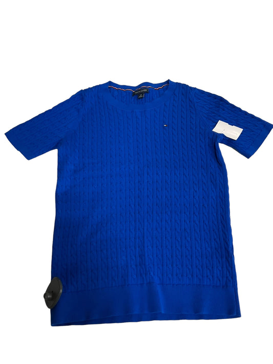 Blue Sweater Short Sleeve Tommy Hilfiger, Size S