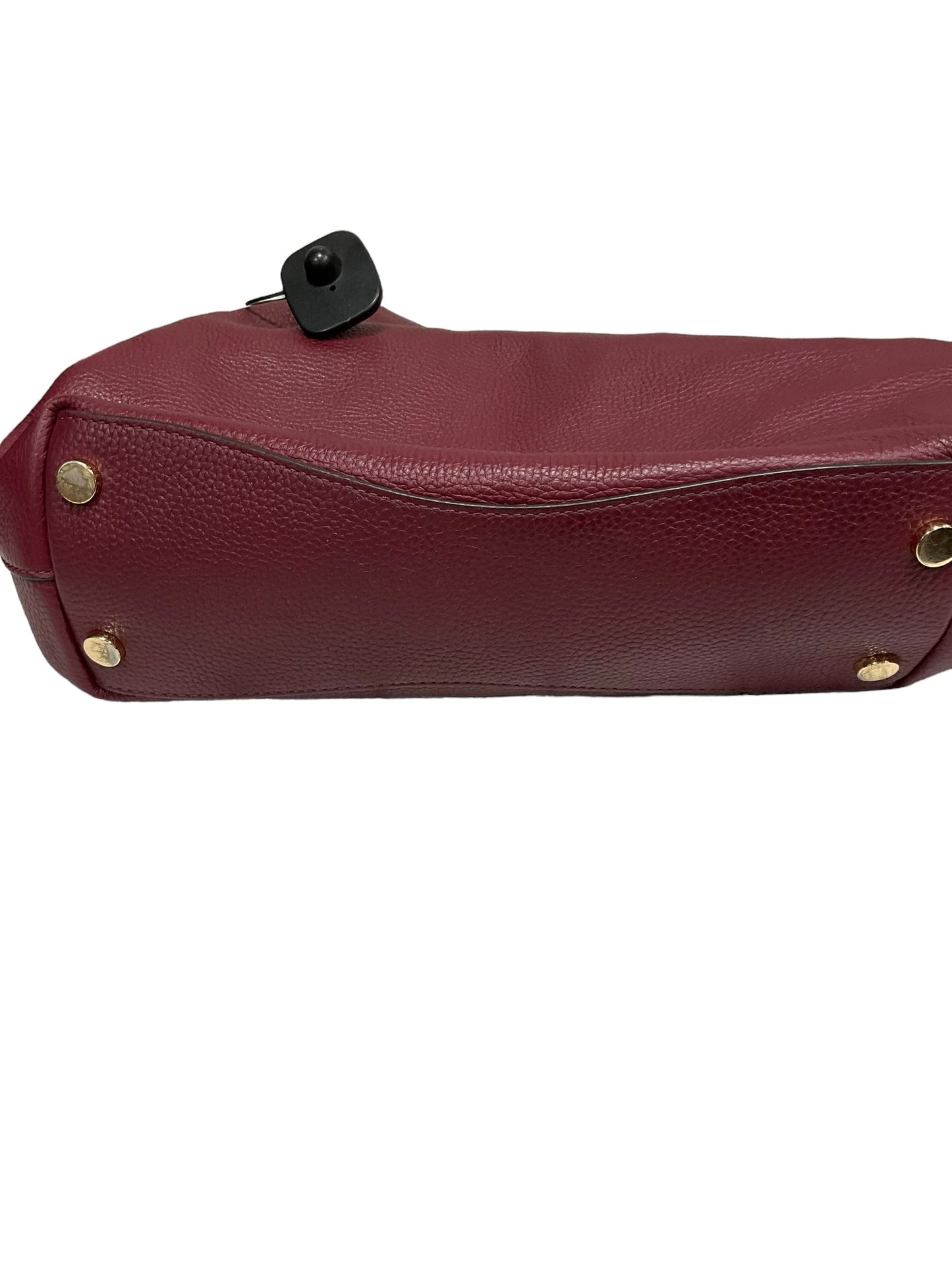 Red Handbag Leather Michael Kors, Size Medium